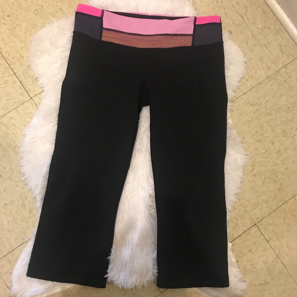 Lululemon reversable cropped leggings